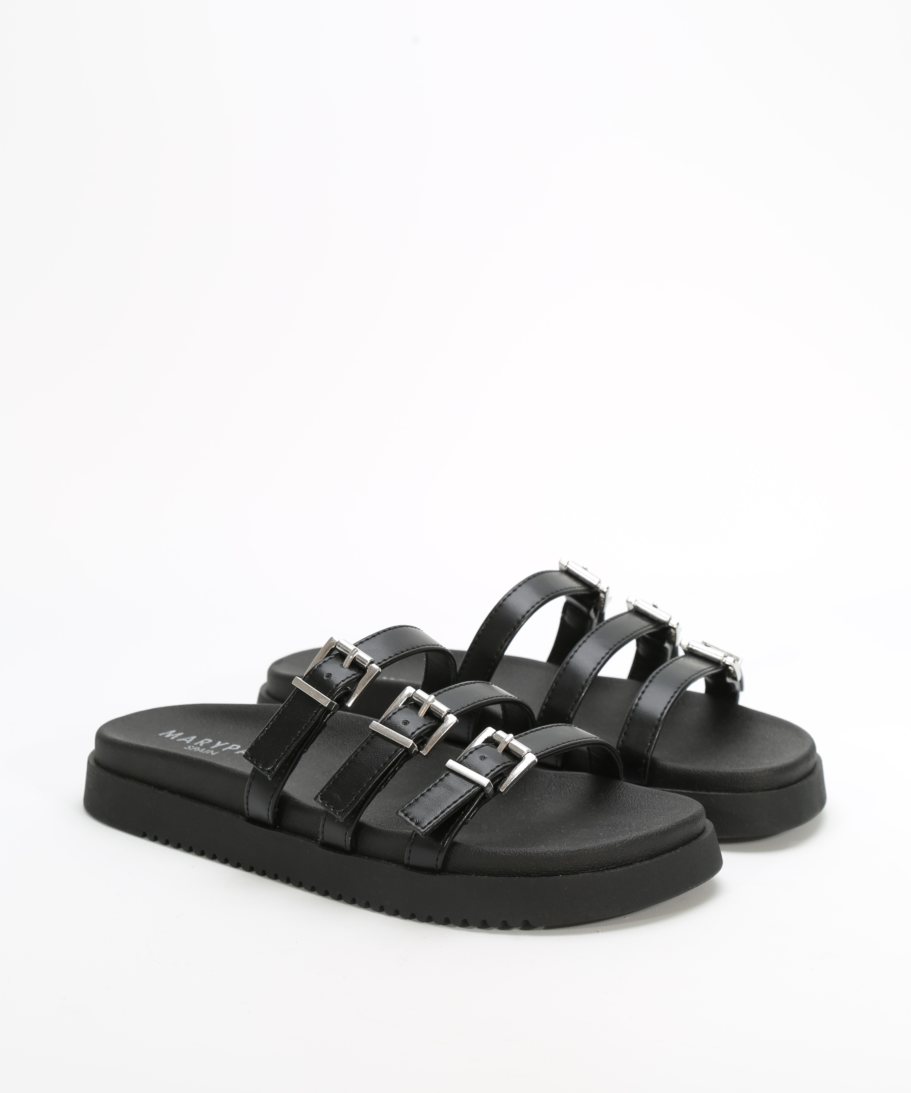 Sandalias planas hebillas image number null